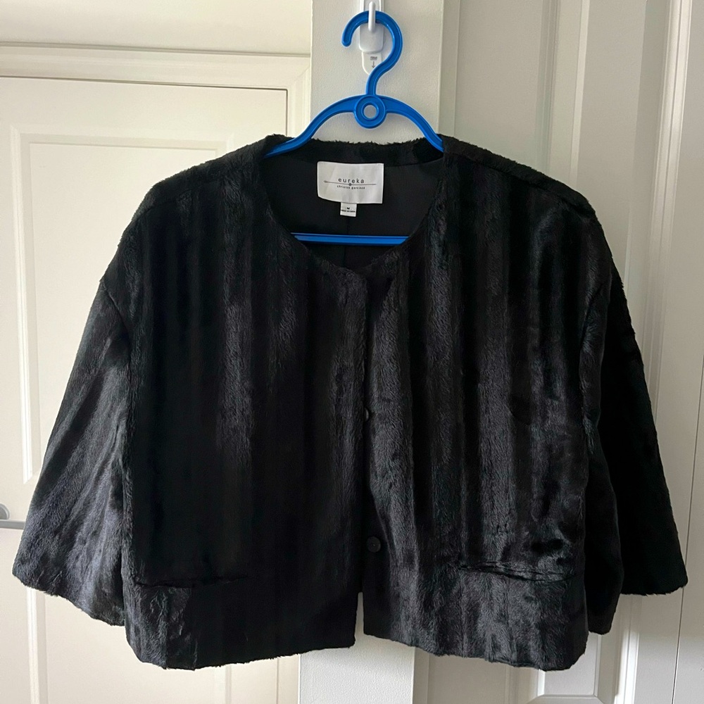 Eureka by Christos Garkinos | Faux Fur Cape | Size Medium